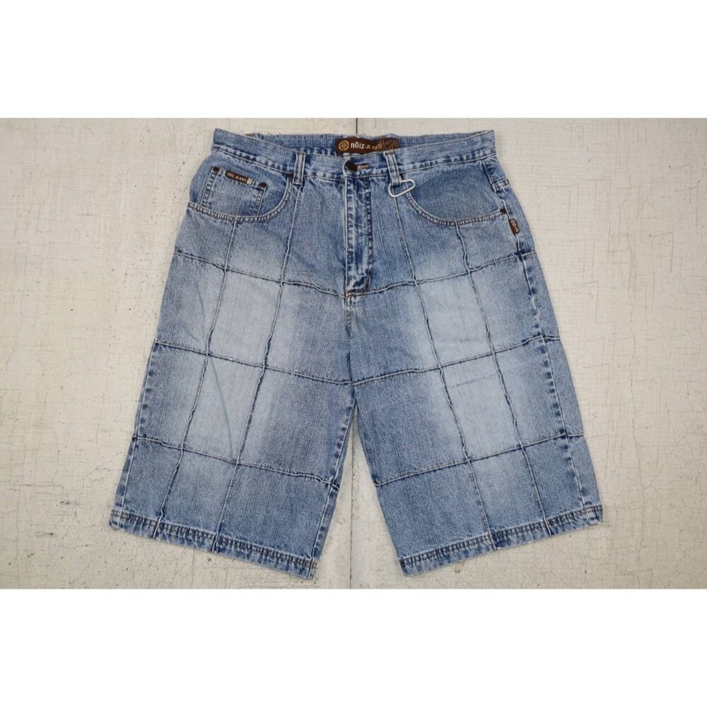 Y2K Noiz Jeans Baggy Denim Cargo Shorts - Men's 36 Hip Hop